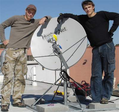 Hughesnet VSAT installation in Philadelphia