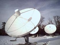 Satellite dish farm at TV55