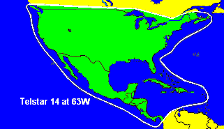 VSAT Systems on Telstar-14 N.America/Caribbean beam