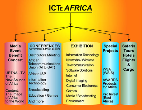Organisation diagram ICTe Africa