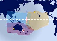 GE-23 at 172E Ku band coverage: Hubs in Hawaii and Perth
