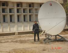 Channel Master C band satellite dish install
