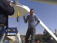 Setting up antenna subreflector