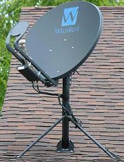 Wildblue satellite dish installation by MyBlueDish.com