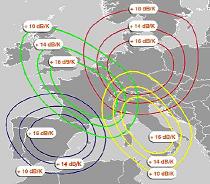 You must also be in an uplink beam to transmit to the ViaSat DOCIS Surfbeam VSAT hub