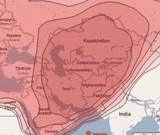 Afghanistan beam coverage