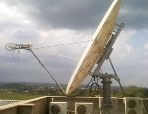 3.8M Off-set?Prodelin Antenna (C-Band)?deployed in Nairobi