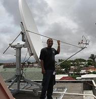 Ku band install in Africa