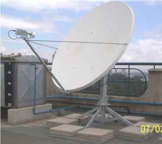 VSAT dish Africa