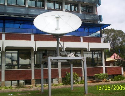 VSAT installation, Africa