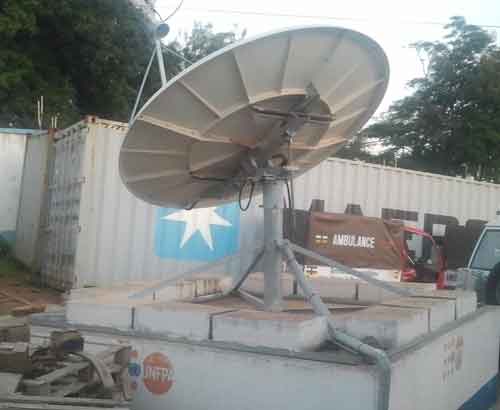1.8m VSAT dish installation