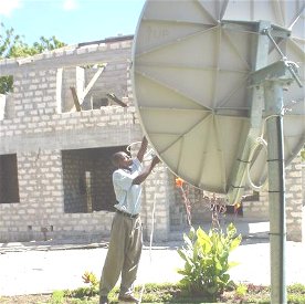 Installing another VSAT dish