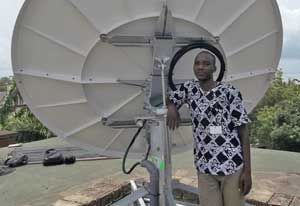 2.4m VSAT dish