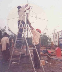 VSAT site installation in Nigeria