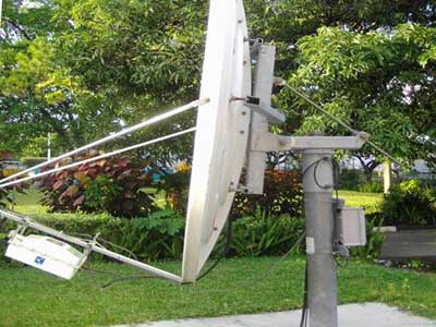 C band dish with 40W Codan Transceiver