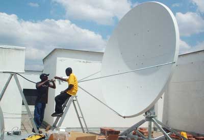 Assembly of 3.8m Dish Antenna