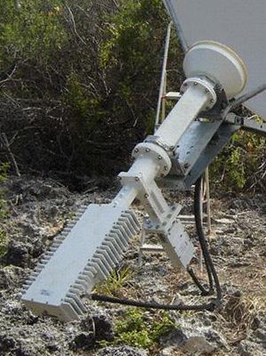 C-band circular polarisation feed assembly