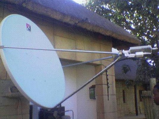 Channelmaster Ku band satellite dish in Africa