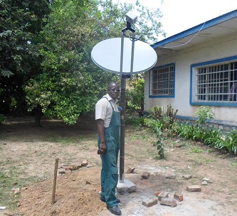 VSAT installation in Democratic Republic of Congo