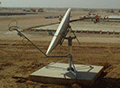 Concrete foundation for dish