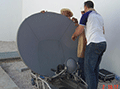 Working on Gregorian antenna