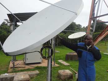 Transmit and receive dish