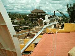 Example satellite communications VSAT dish