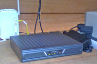 Indoor modem and wireless router