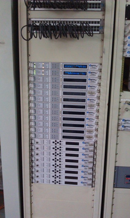Comtech modems front view