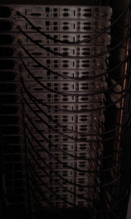 Modems rear view