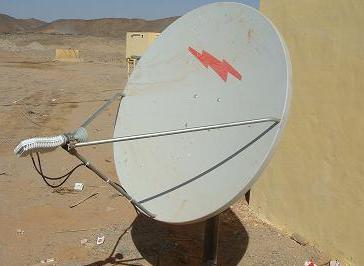 Andrew antenna installation in Sudan