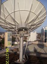 VSAT dish install