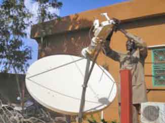 C band VSAT installation in Nigeria