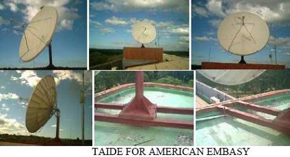 VSAT installation for American Embassy