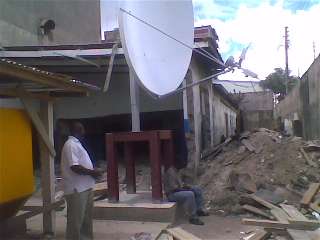 VSAT dish for access bank