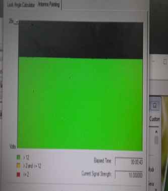 iDirect signal lock