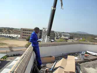 Work on the roof