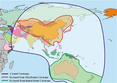 AMC satellite coverage