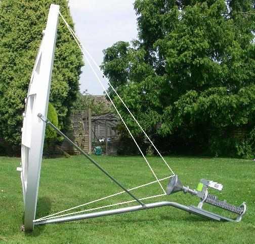 Prodelin 1.2m VSAT antenna f/D=0.8 with mode matched feed