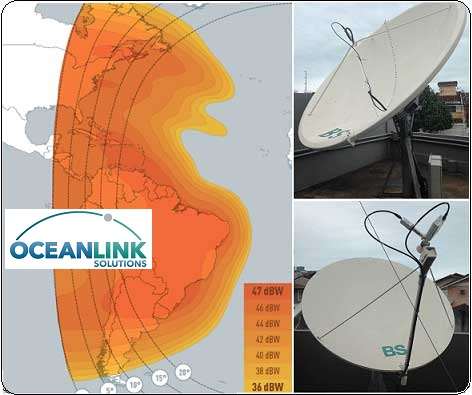 Ku band VSAT connections for Brasil