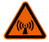 Radio frequency hazard warning sign: Non ionisisng radiation