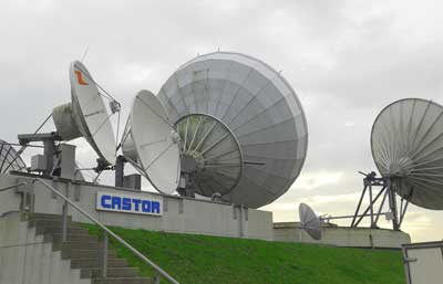 Teleport antennas at Burum, Netherlands