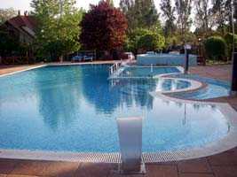 Pool at Hotel Szivek at Berekfurdo