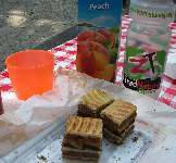 Cycling picnic lunch