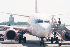 Arrival at Budapest airport
