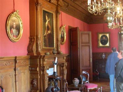 Decorated room at Festetics Palace