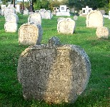 Heart shaped gravestones, by stonemason whose girl friend drowned in Lake Balaton