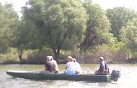 Boat trip on lake