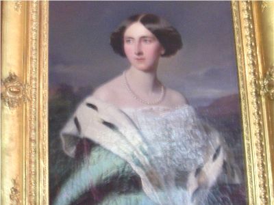 Painting of beautiful lady at Festetics Palace