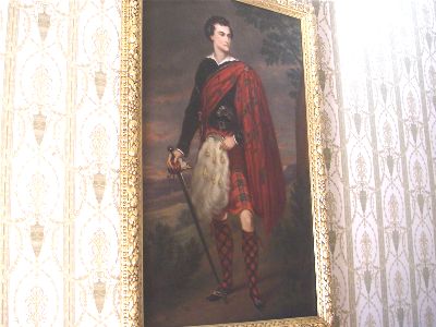 Painting at Scotsman in Kilt at Festetics Palace